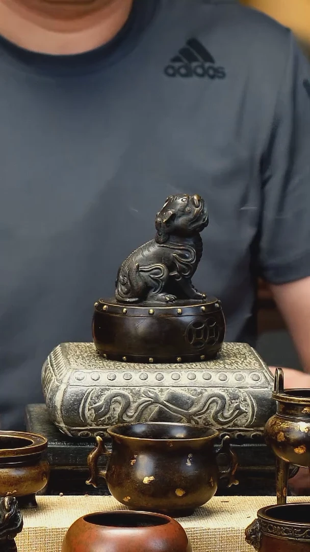 炉天下 鼓狮熏炉