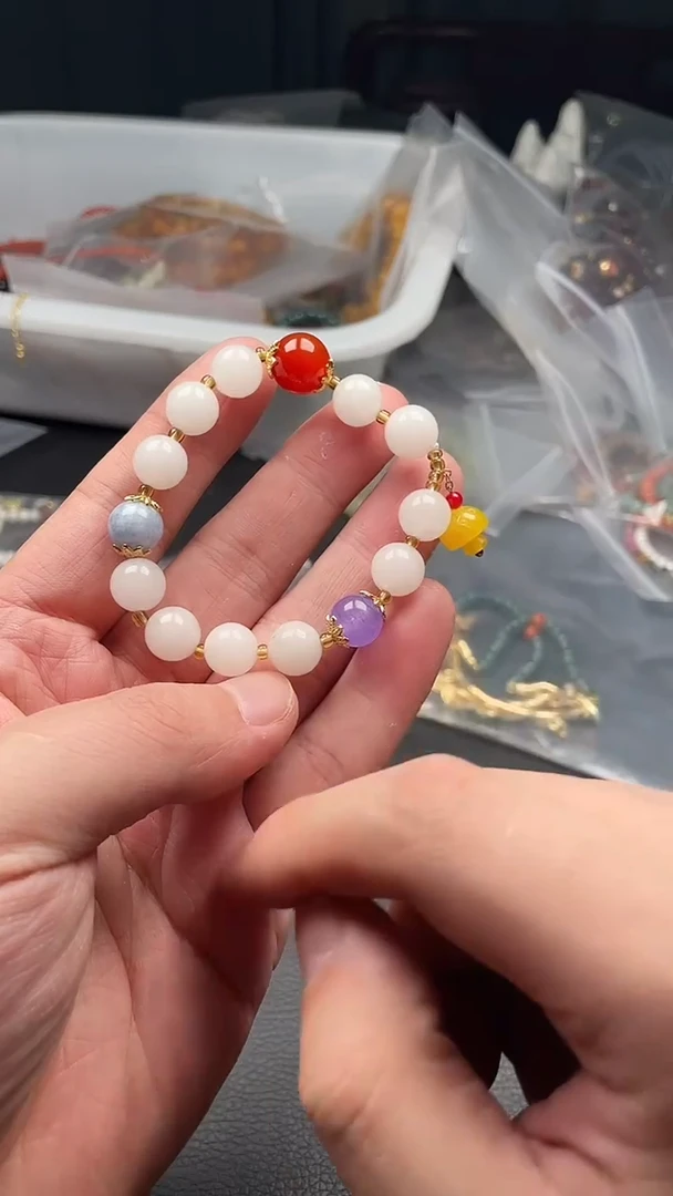 手串未镶嵌和田玉多样性发货拍一发一