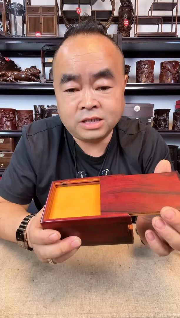 木小机关盒老李红木工艺品
