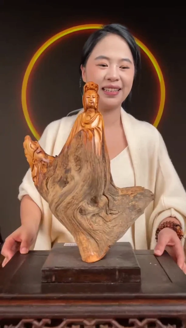 柏木（崖柏）手工摆件,先抢先得! 编号:125