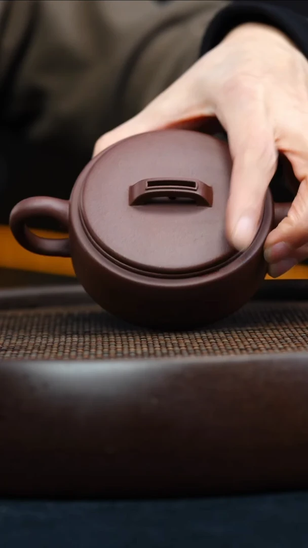 茶壶紫砂紫砂汉瓦