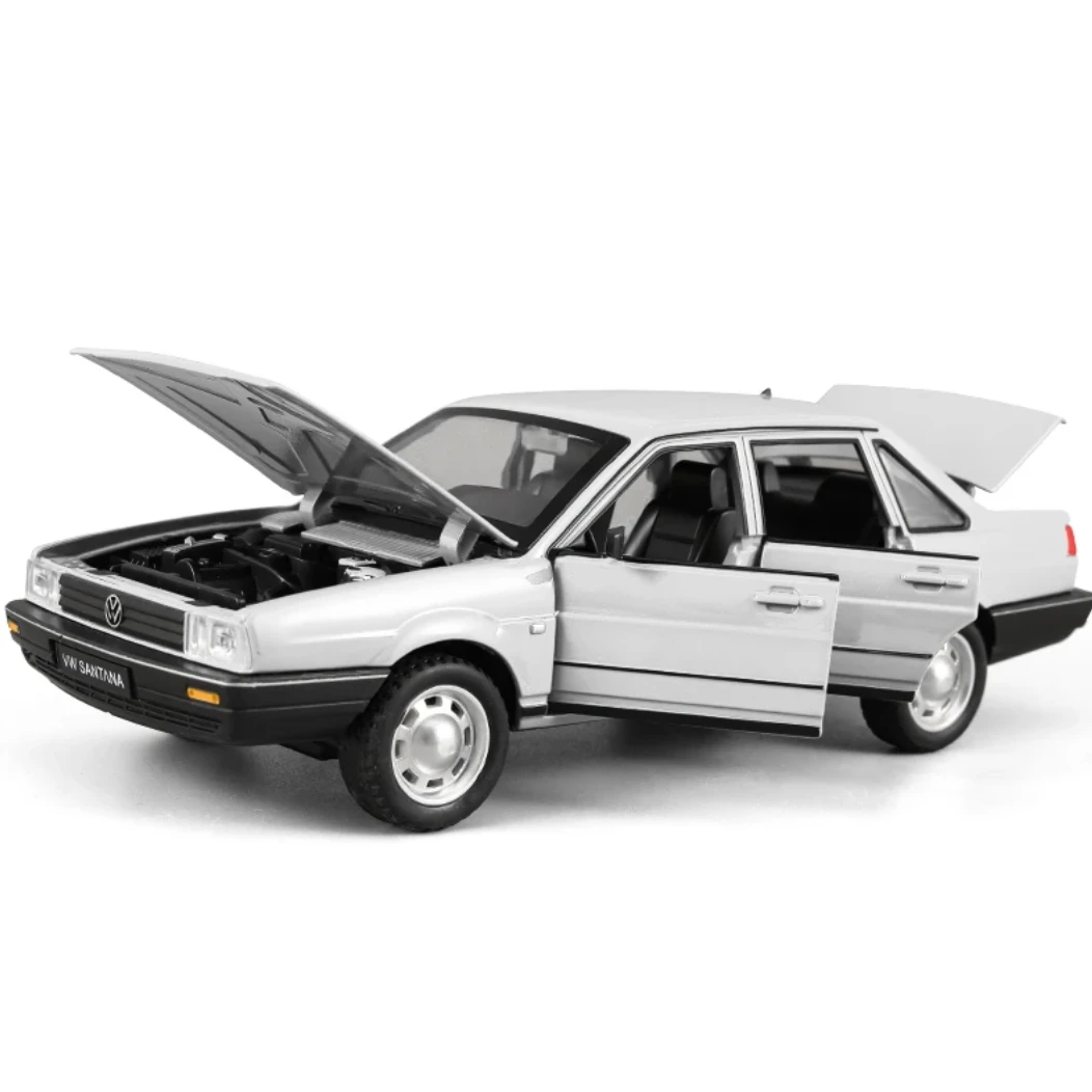 繁花同款桑塔纳 普桑 1:24 合金汽车模型精美生日礼物摆件