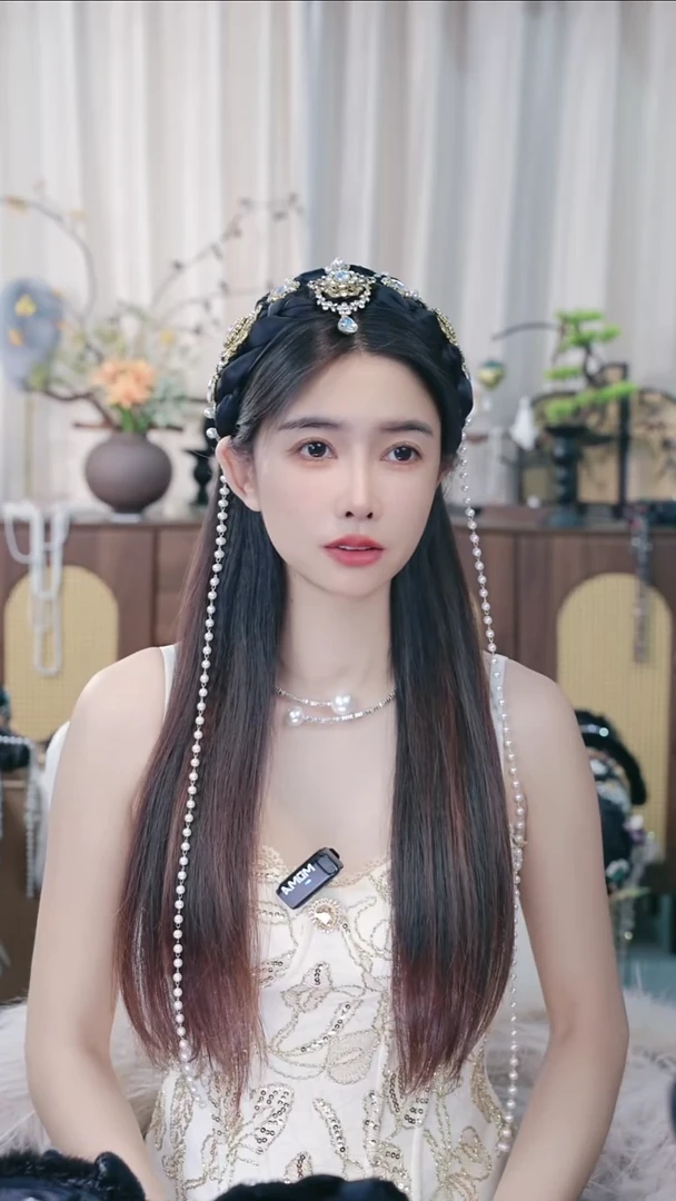 合金布艺轻奢高定发箍  A030