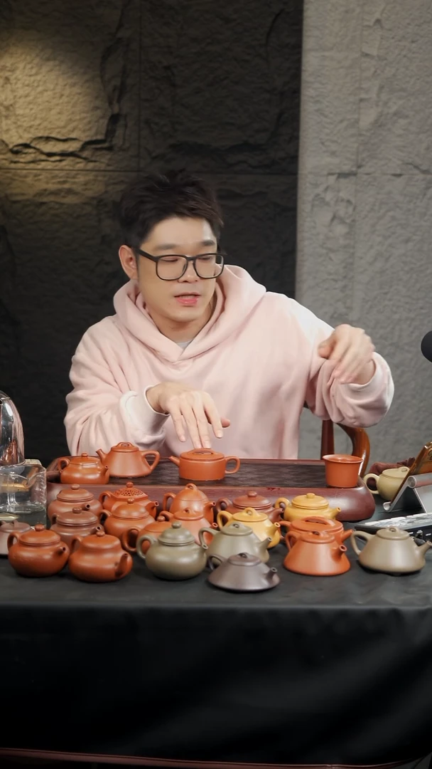 茶壶紫砂纯红降破半手工汉瓦