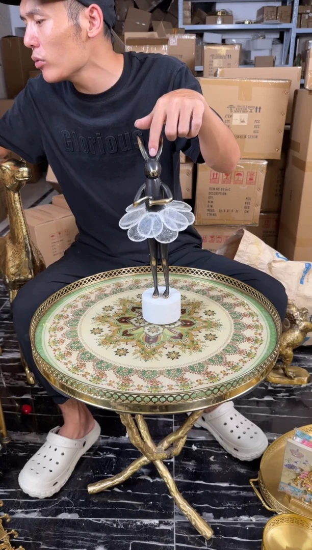 黄铜黛姿家居装饰品摆件