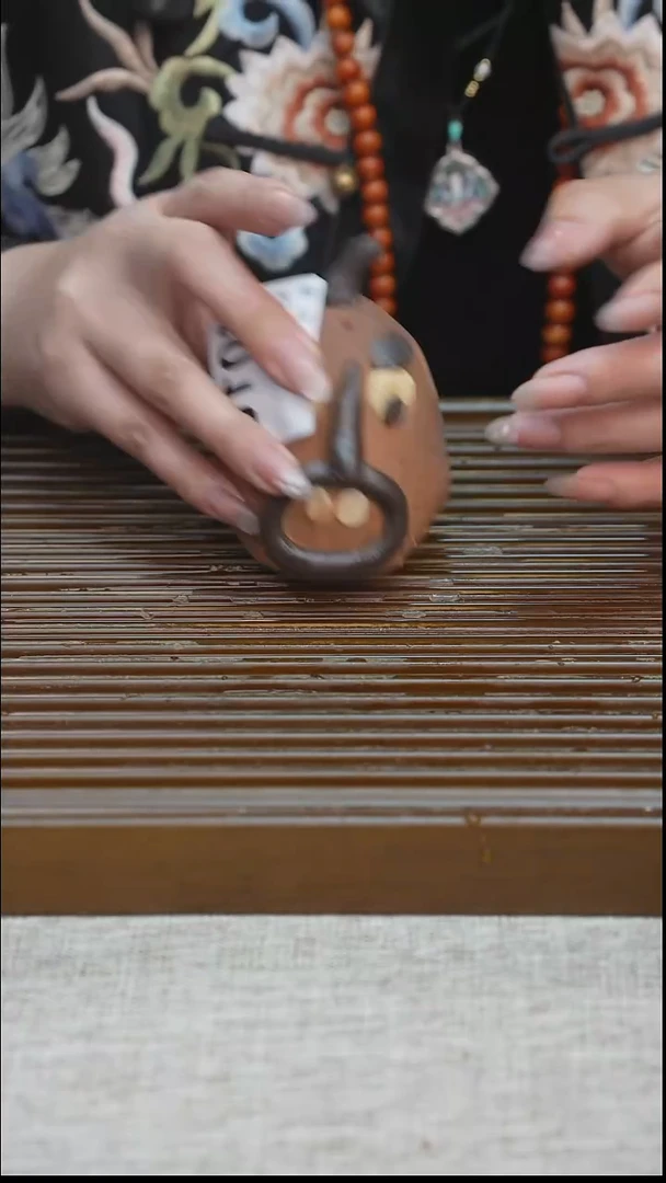 纯手工粗陶茶具每一只不一样