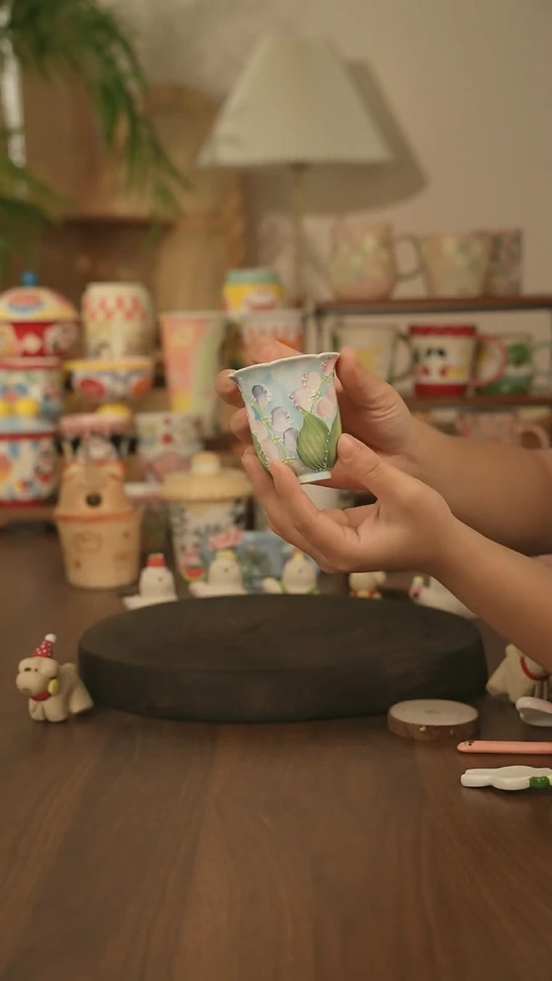 杯子景德镇原创手作陶瓷