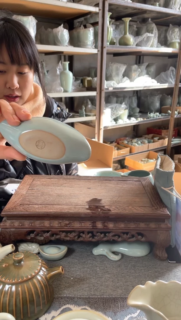 【闪购商品】其他天青元宝茶荷