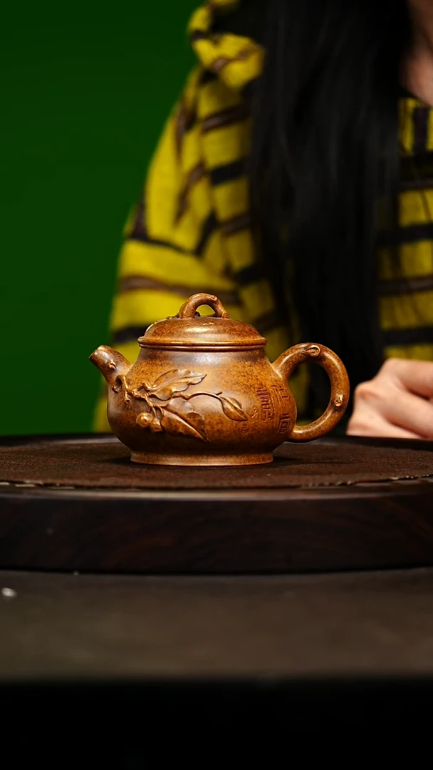 宜兴原矿高端紫砂 隧道窑柴烧200cc