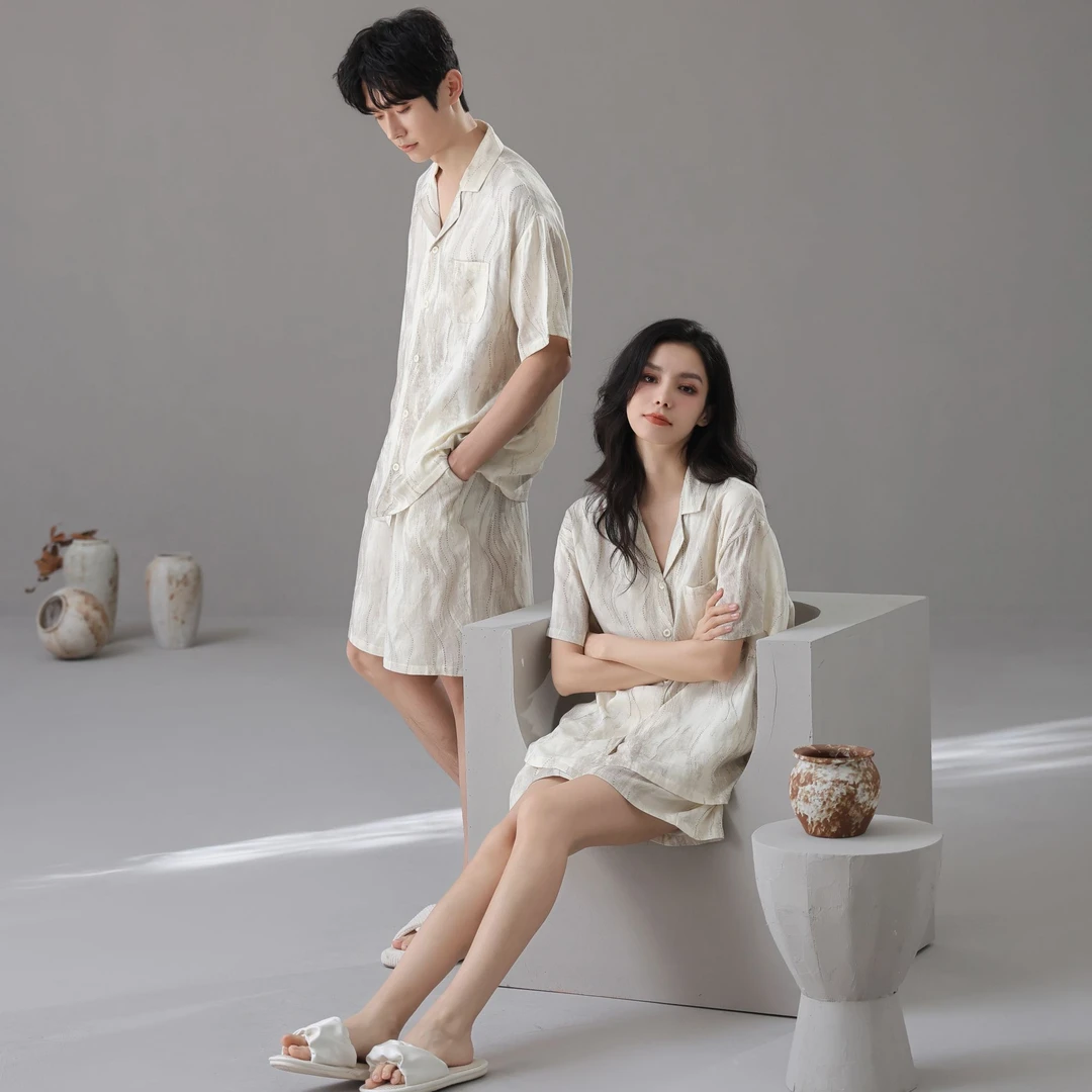 BZSO【枕山西谷】竹纤维棉丨180克/7A级/宽松/短袖短裤睡衣柔软夏季