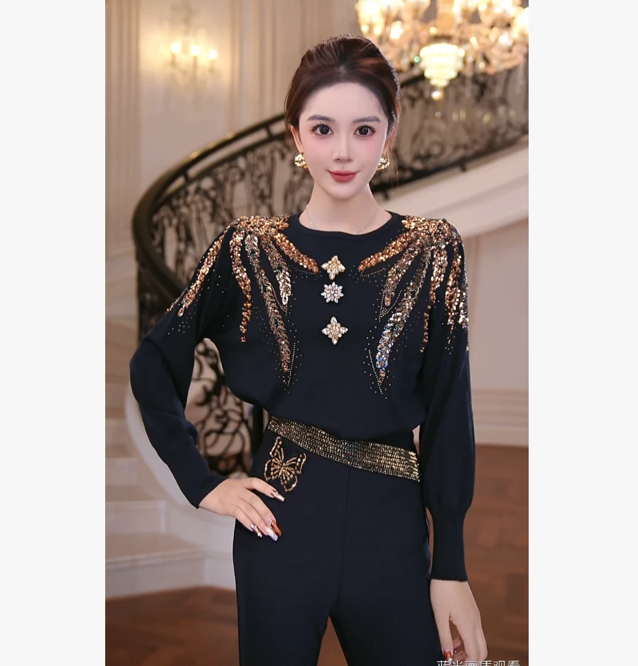 【芙娜妮】新款半高领针织打底衫2025显瘦时髦感女士上衣F2530931A