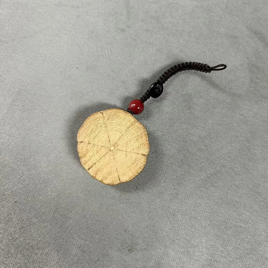 六道木原木切片钥匙扣一个