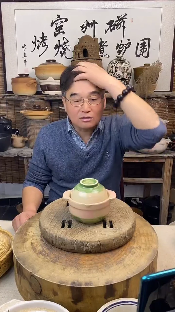 土陶粉色-迷你一人食炖盅煨汤小土锅（可明火.可干烧）