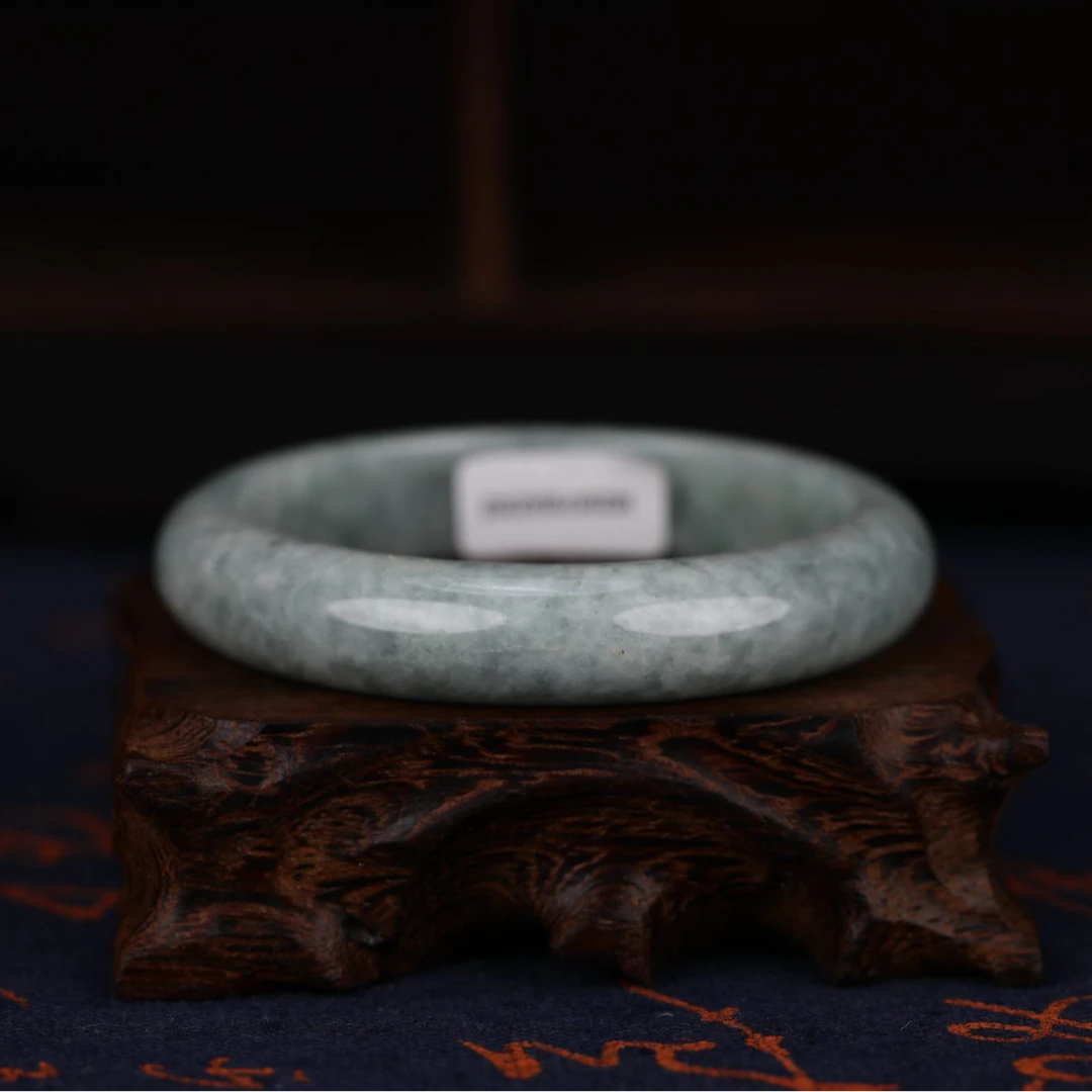 手镯  未镶嵌  天然翡翠2302（55-56）