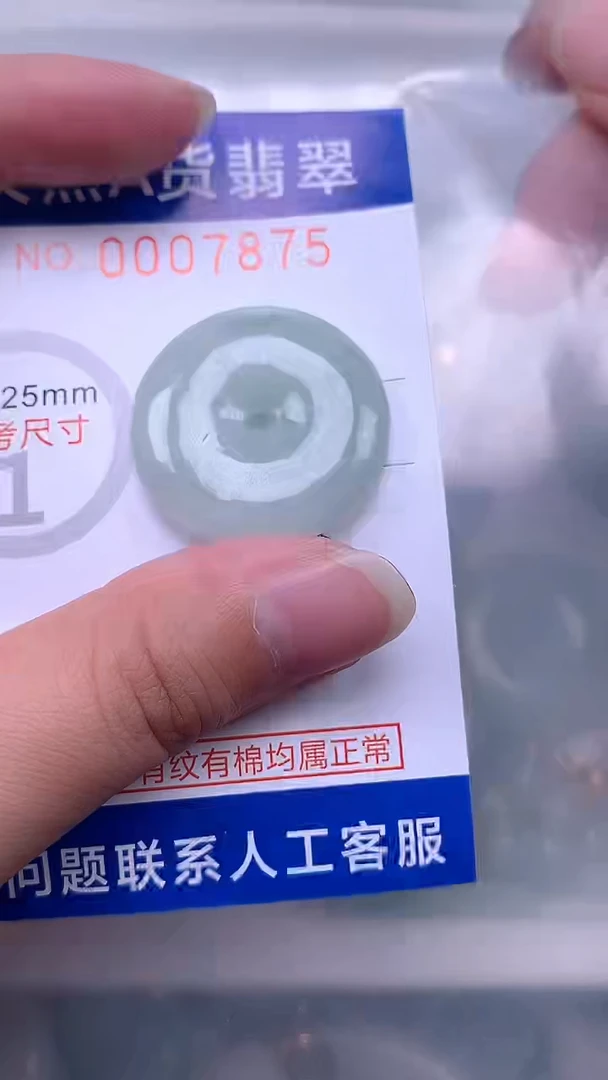 翡翠未镶嵌吊坠(不含链)1