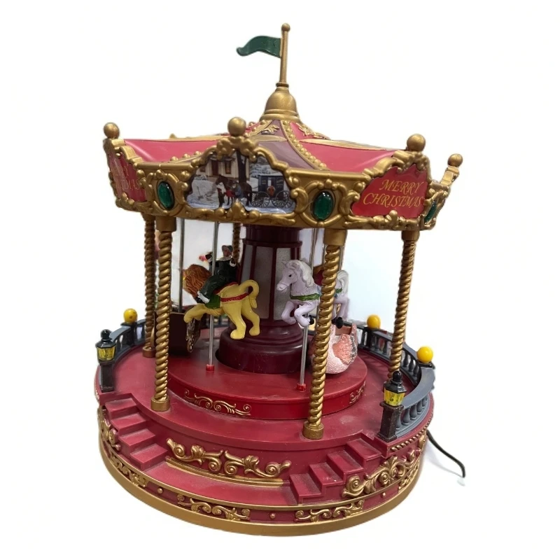 旋转木马复古音乐盒八音盒女生的生日礼物女孩男孩儿童情人节