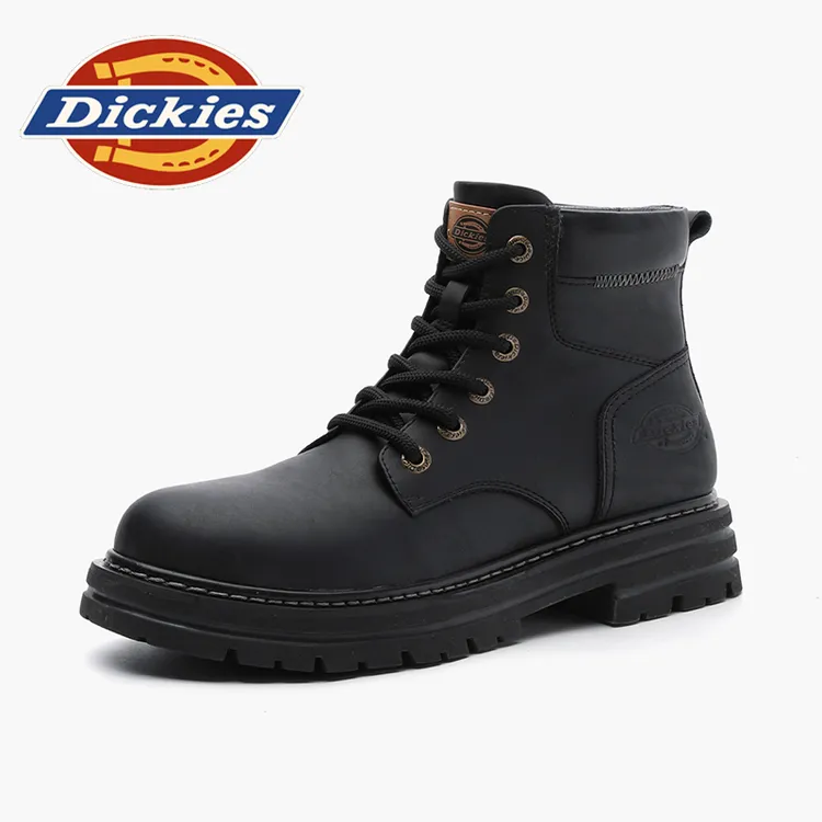 Dickies2025男士时尚休闲百搭真皮潮流英伦风高帮冬季男鞋马丁靴