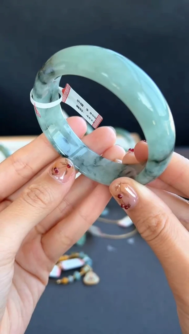 未镶嵌手镯翡翠4632号买断58*15.8*7.9