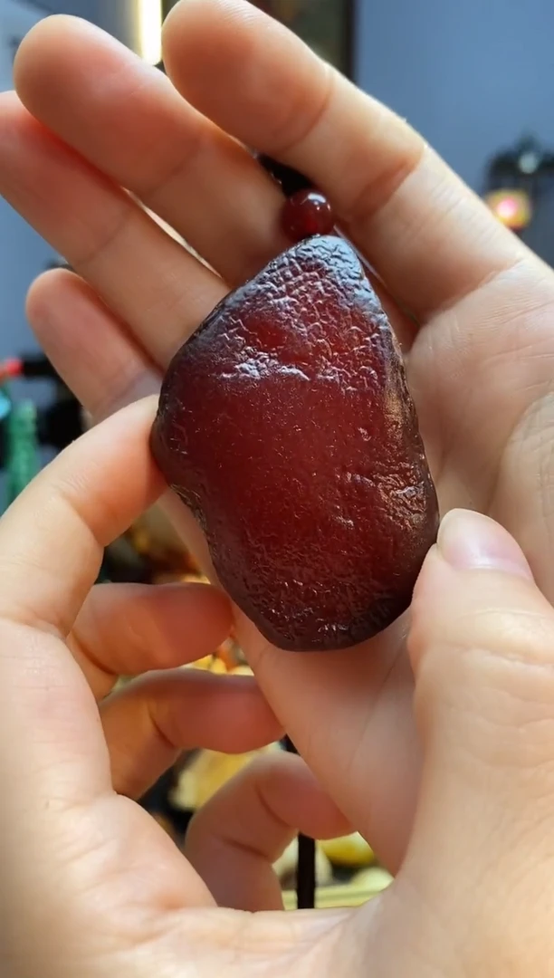 琥珀颈饰未镶嵌吊坠