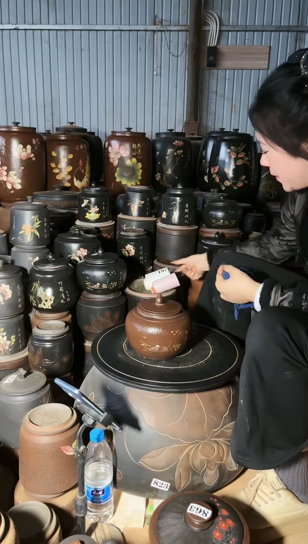 【闪购商品】壶瑕疵茶叶罐 小苹果古铜色  197