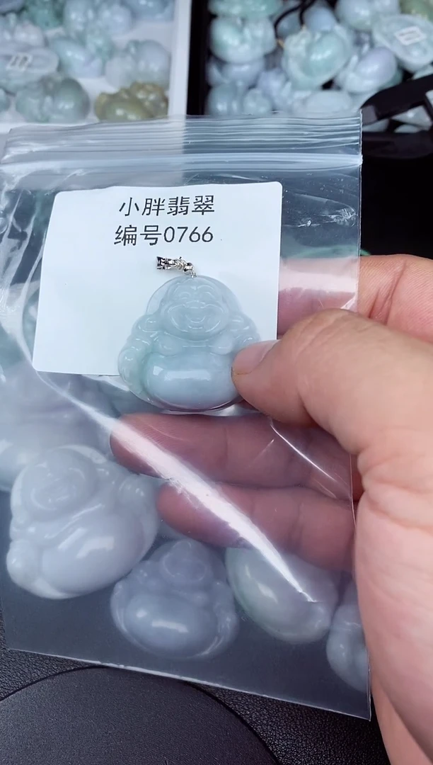 翡翠未镶嵌颈饰缅甸天然A货翡翠0766