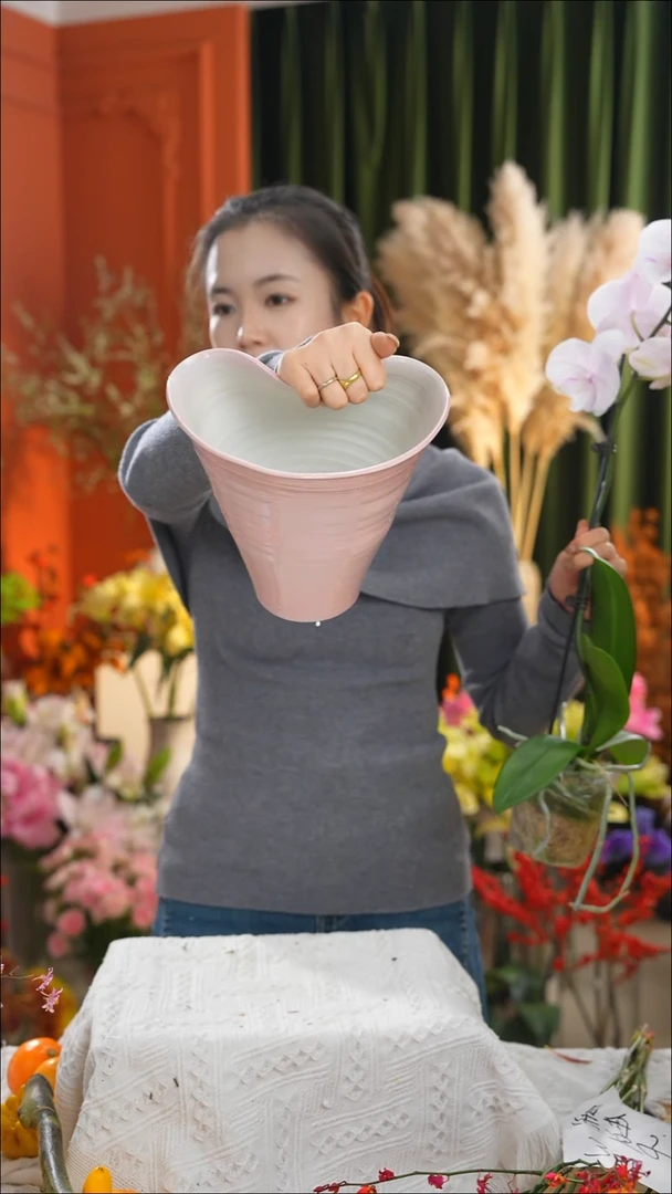 陶瓷花盆 【樱花粉】