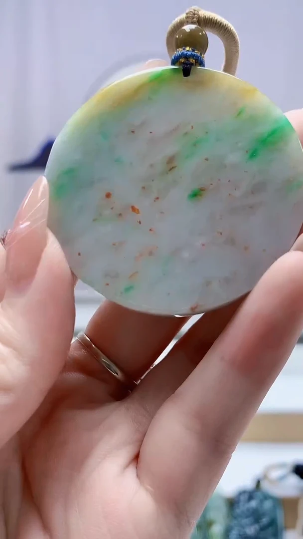 未镶嵌定制翡翠5028DD-毛货挂件171