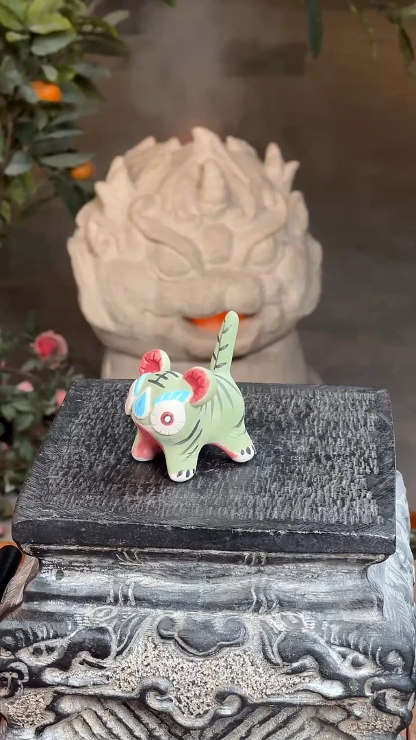 陶瓷捏塑摆件茶宠