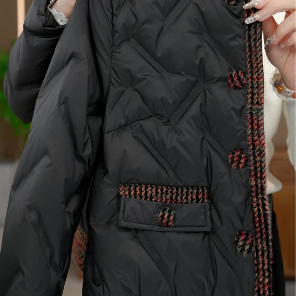 2025杭州原版正品保暖气质减龄修身羽绒E-234-MMQSDZNZ