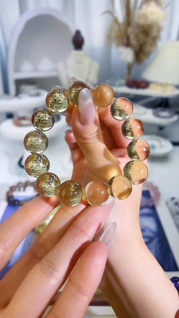 未镶嵌手串水晶黄水晶多样性发其一