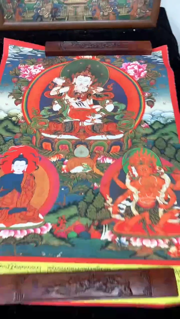 卷轴画018金刚萨埵