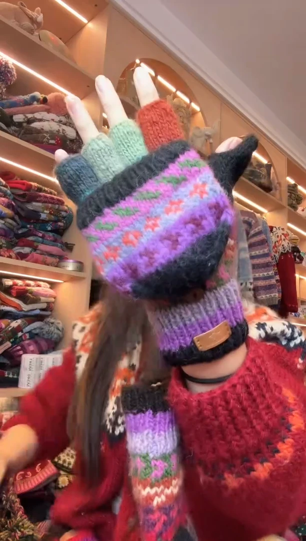 羊毛不*哈218手套