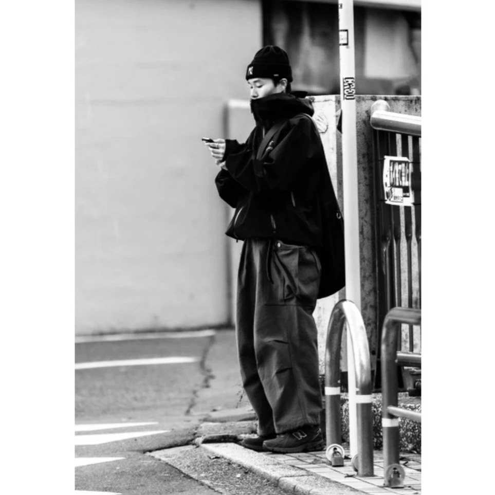 伞兵裤 户外 轻工速干 宽松直筒裤