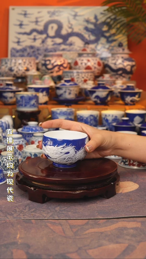 景德镇手工手绘陶瓷杯
