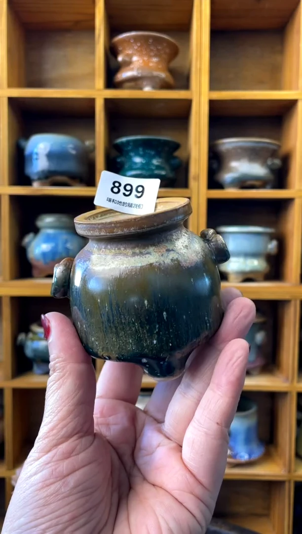 【闪购商品】陶899 内口4.5【喵喵团圆多肉盆】