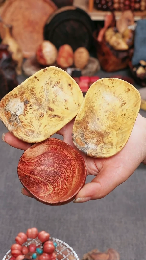 非洲檀香无事牌尤***树黄檀羊蹄甲小盘子