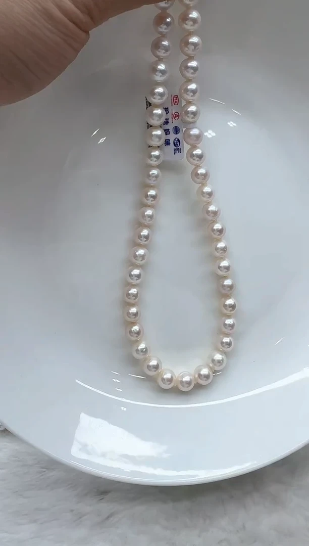 【闪购商品】淡水珍珠颈饰银S925镶嵌清货