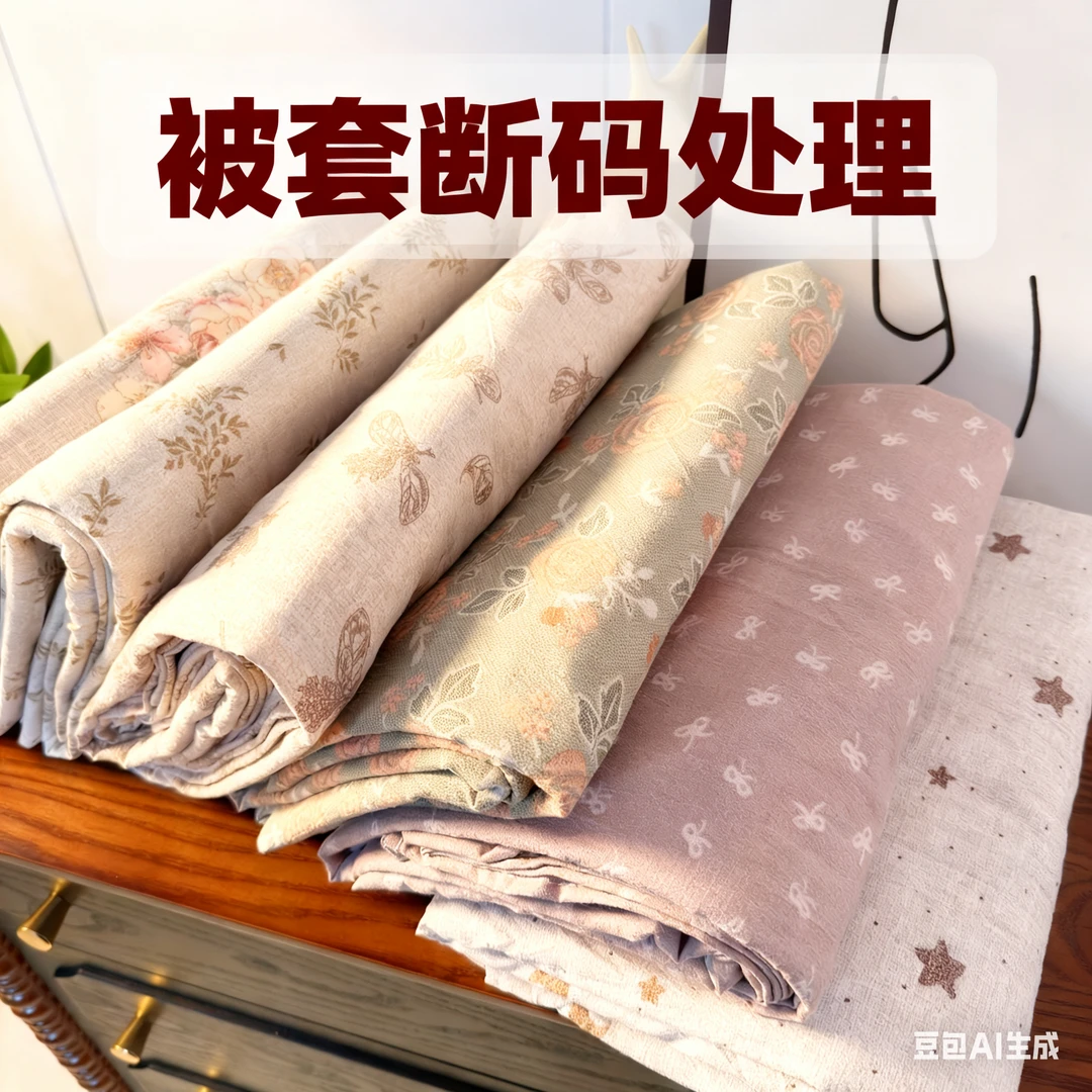 新疆长绒棉被套棉麻双层纱斜纹棉拉链纽扣式2026新款单双人