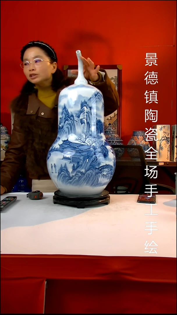 摆件陶瓷景德镇陶瓷 全场手工手绘