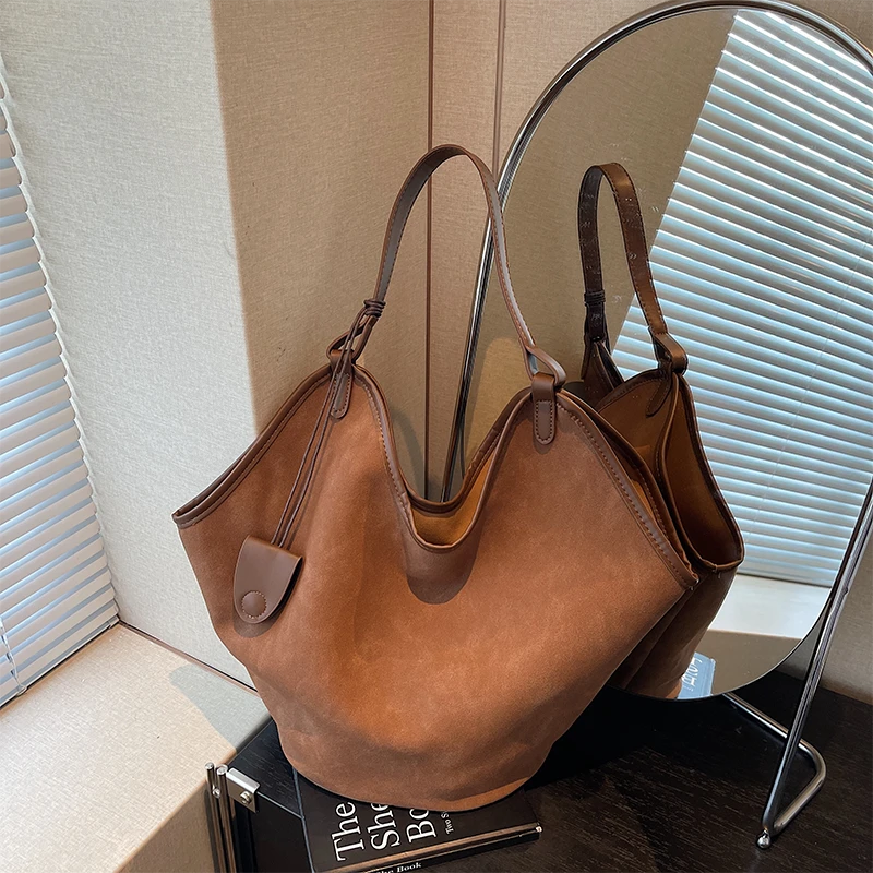 佐猫大容量包包女款爆款2025新款托特包复古单肩包上班包包通勤包