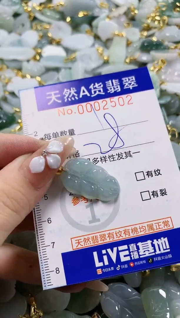 颈饰未镶嵌翡翠天然A货翡翠
