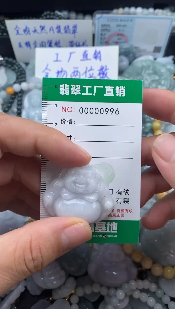 翡翠未镶嵌颈饰天然A货翡翠0096