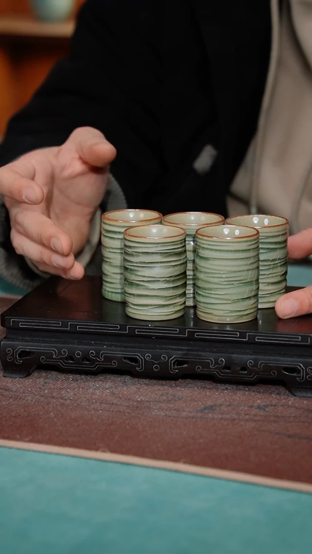 【闪购商品】11-5摩崖闻香杯（古玉系列）