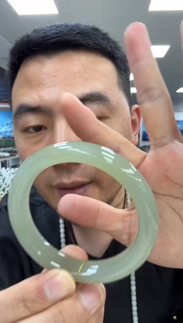 和田玉手镯未镶嵌57  606