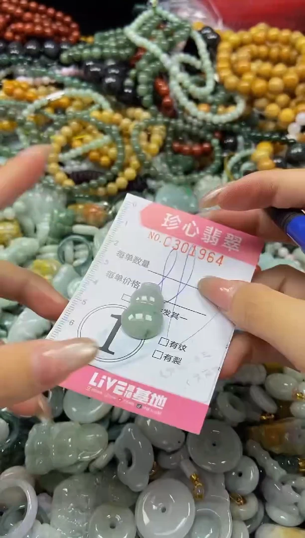 翡翠未镶嵌颈饰闪购0301964