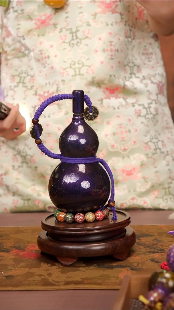 351易林高端工艺大漆酒葫芦--168