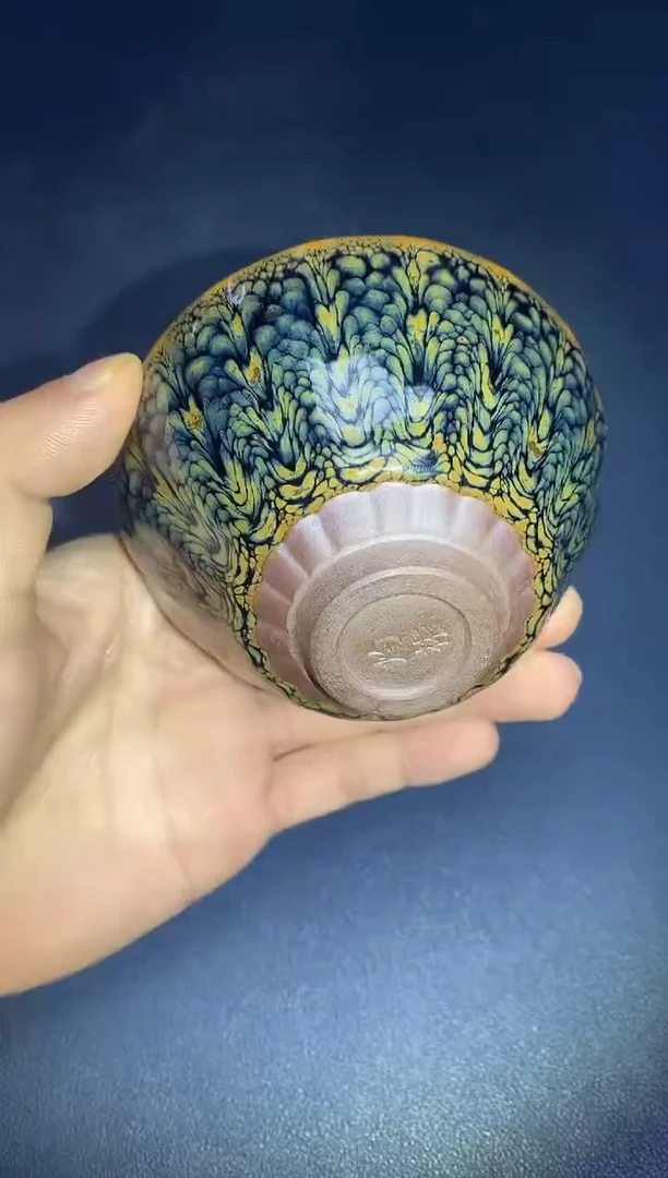 【闪购商品】茶盏鹧鸪花口----------------