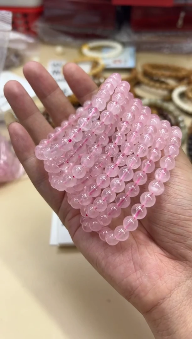 水晶手链未镶嵌060104 马粉水晶单圈