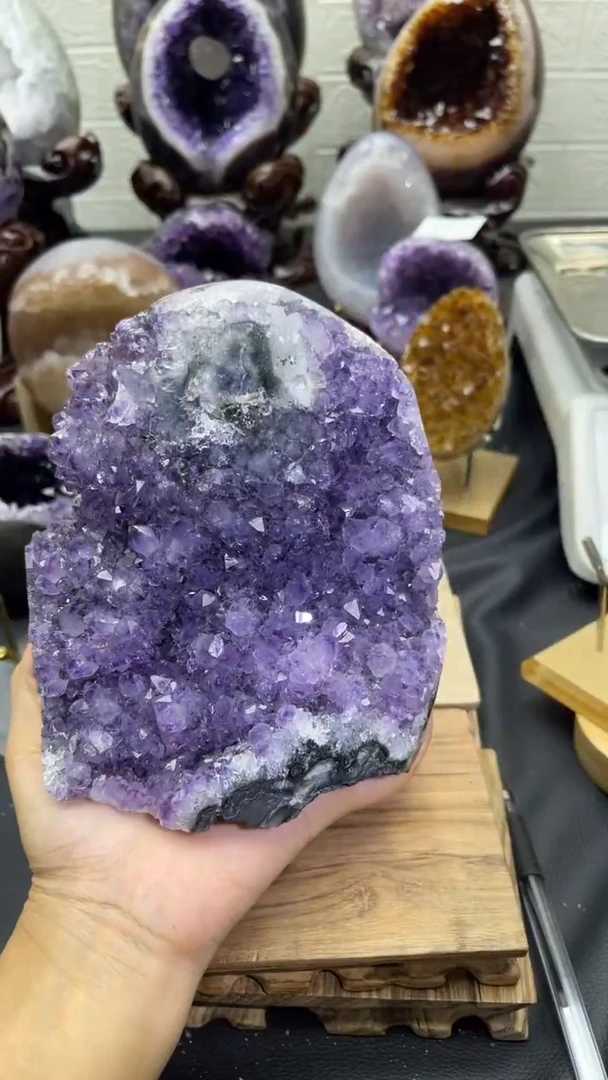 未镶嵌大型摆件（非配饰）紫晶59号摆件