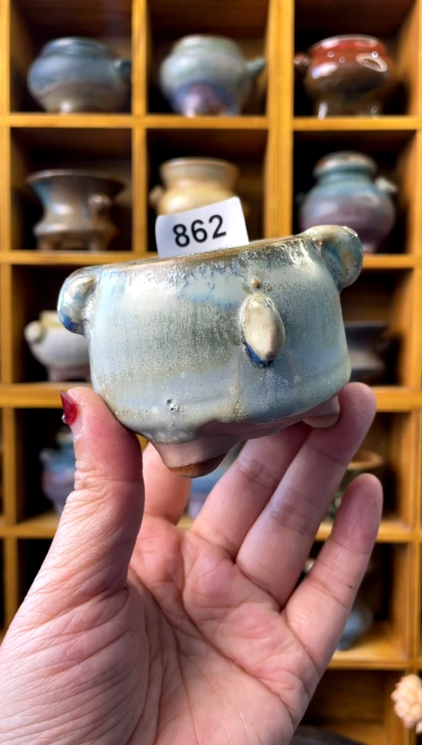 【闪购商品】陶微瑕862 内口4.5【多肉花盆多肉盆】